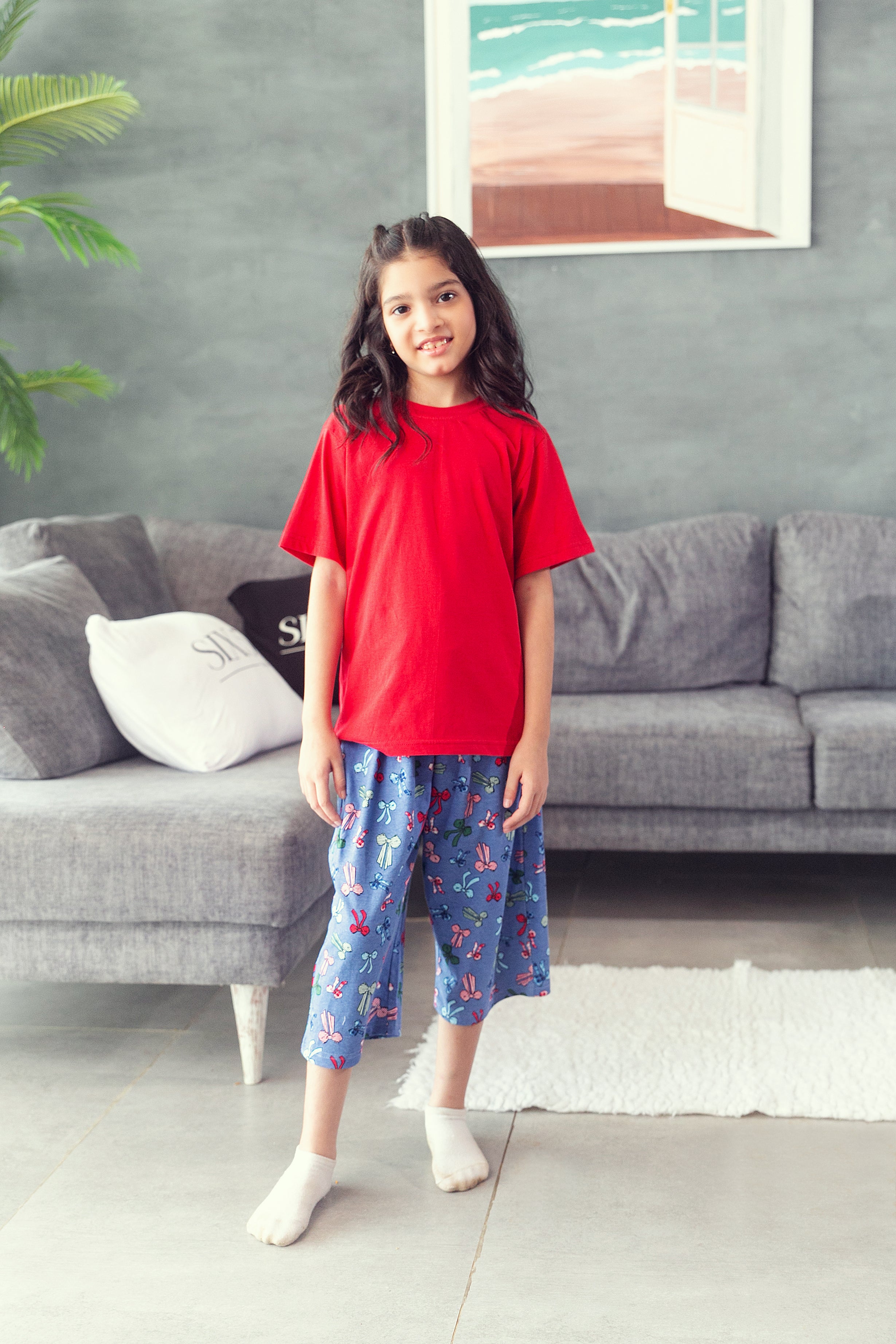 Red Ribbon - Kids PJ Set